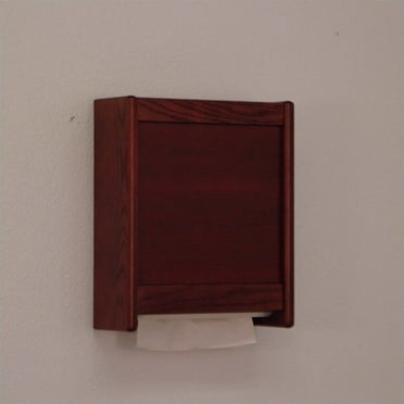 Pemberly Row Paper Towel Dispenser in Mahogany