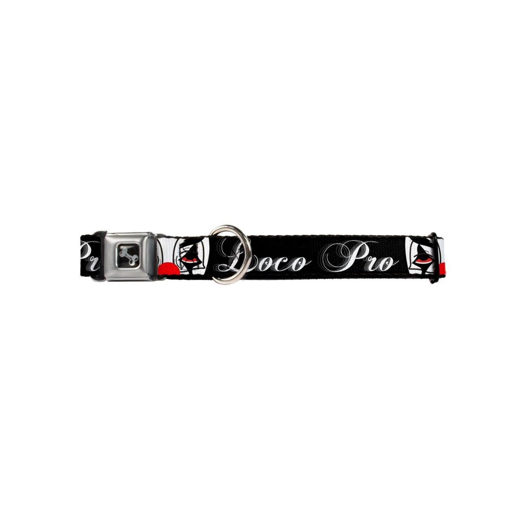 Loco Pro Scary Clown on Black Fun Animal Seatbelt Pet Collar