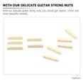 thumbnail image 4 of 5Pcs Slotted Guitar Nut 4-String Electric Bass Guitar Slotted Nut Guitar Nut, 4 of 7