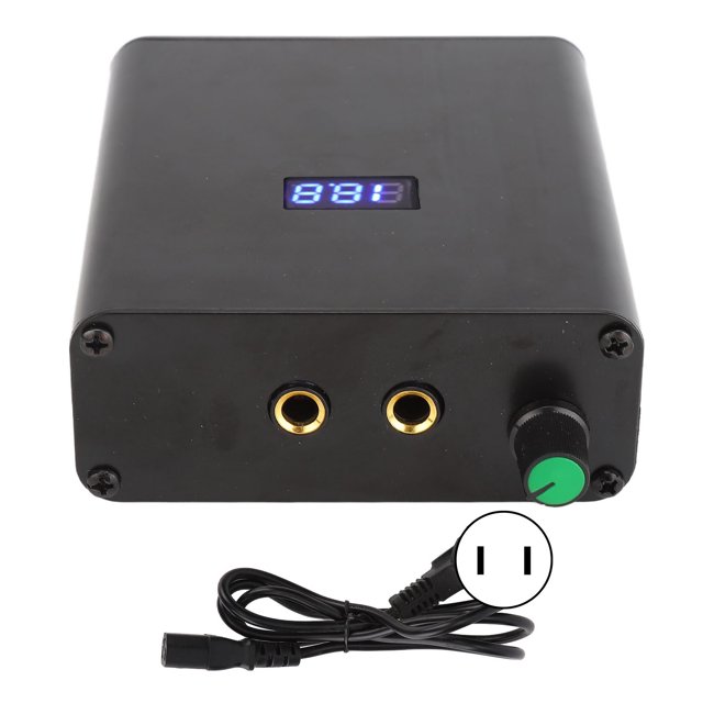 Fuente de alimentación para tatuajes, minipantalla Digital LED de cobre, máquina de fuente de alimentación para tatuajes, enchufe de EE. UU. de 100-240V