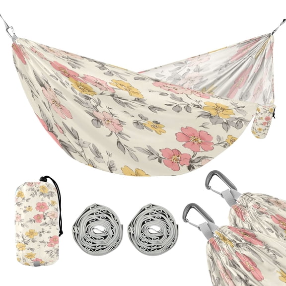 Hammock Camping Hammock Nylon Portable Hammock Travel Camping Hammock Small Floral Various Shades