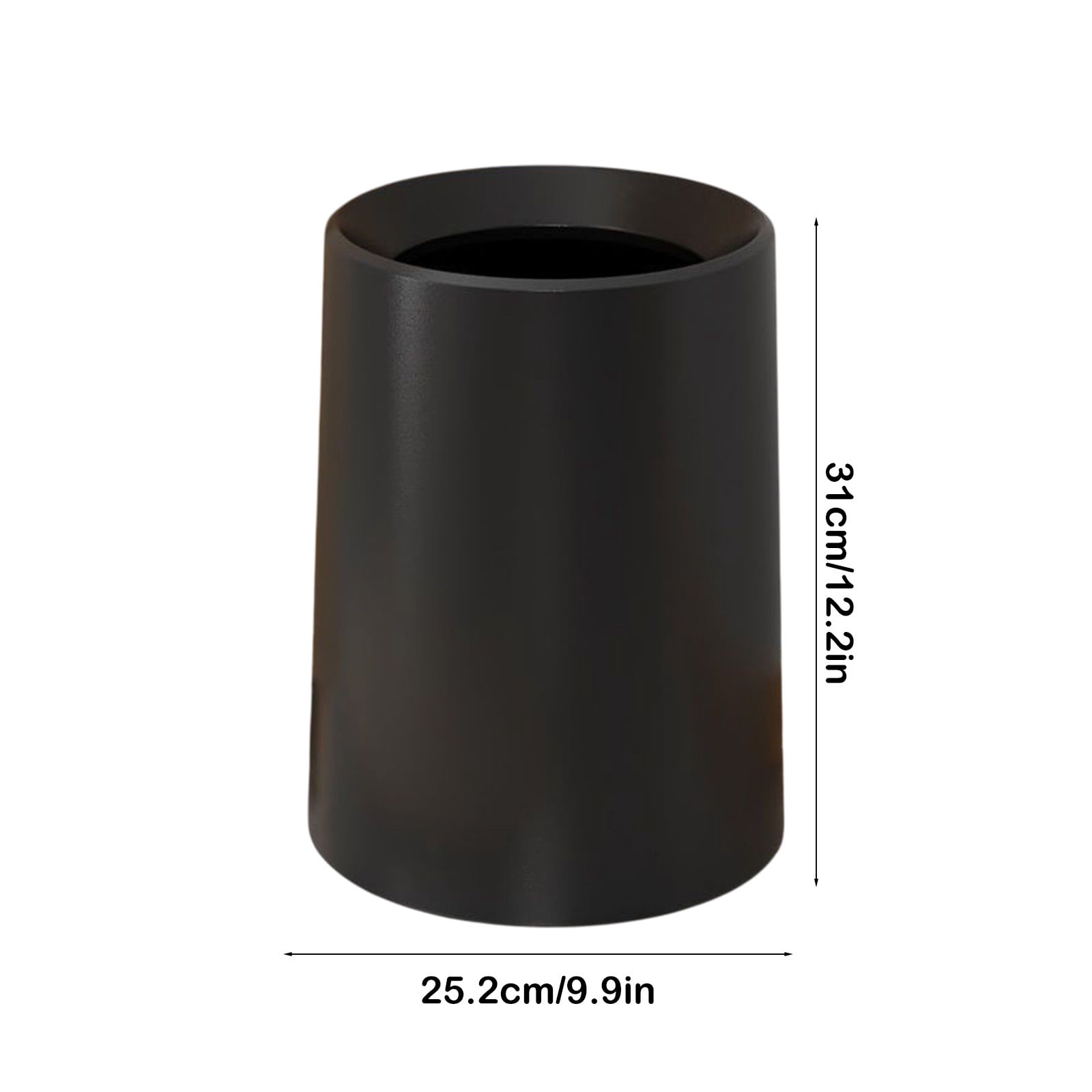 Konghyp Step Trash Can with Lid - 5 Gallon Plastic Kitchen Bathroom Waste Bin, Modern Office Home Garbage Can, Space-Saving Touch-Free Design for Living Room Bedroom