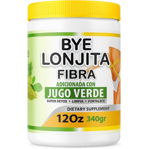 Fibra Natural-Dietary Supplement – 12 oz – Plant-Based Fiber Blend w/Ginger, Green Tea, Spinach, Moringa, Nopal, Pineapple & Maca – Digestive & Gut Wellness Support – Vegan, Non-GMO – by BexpertsUSA