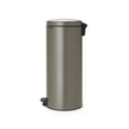 Brabantia Trash Can Newicon, 8 Gallon / 30L Platinum