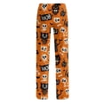 thumbnail image 6 of Womens Baggy Halloween Pajamas Pants Drawstring Lounge Joggers Spooky Print Fall 2026 Casual Sweatpants Sleepwear Loungewear Holiday Costumes,L,Yellow, 6 of 6