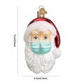 thumbnail image 2 of Colgante de Adornos de árbol de Navidad de Papá Noel de resina, regalos colgantes, decoración de Navidad para decoraciones de fiesta en casa, 2 of 8