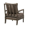 thumbnail image 4 of Coast To Coast Accent Chair In Tatum Light Taupe And Bomber Brown Finish 36505, 4 of 5
