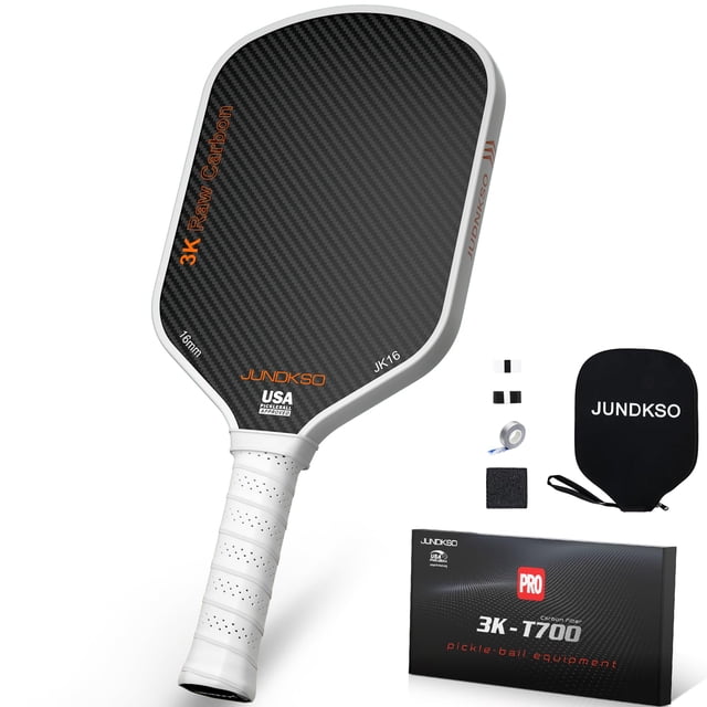 Pala de Pickleball JUNDKSO T700 Fibra de Carbono Aprobada por USAPA