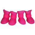 thumbnail image 1 of Pet Life F30PKSM Elastic Protective Multi-Usage All-Terrain Rubberized Dog Shoes- Pink - Small, 1 of 1