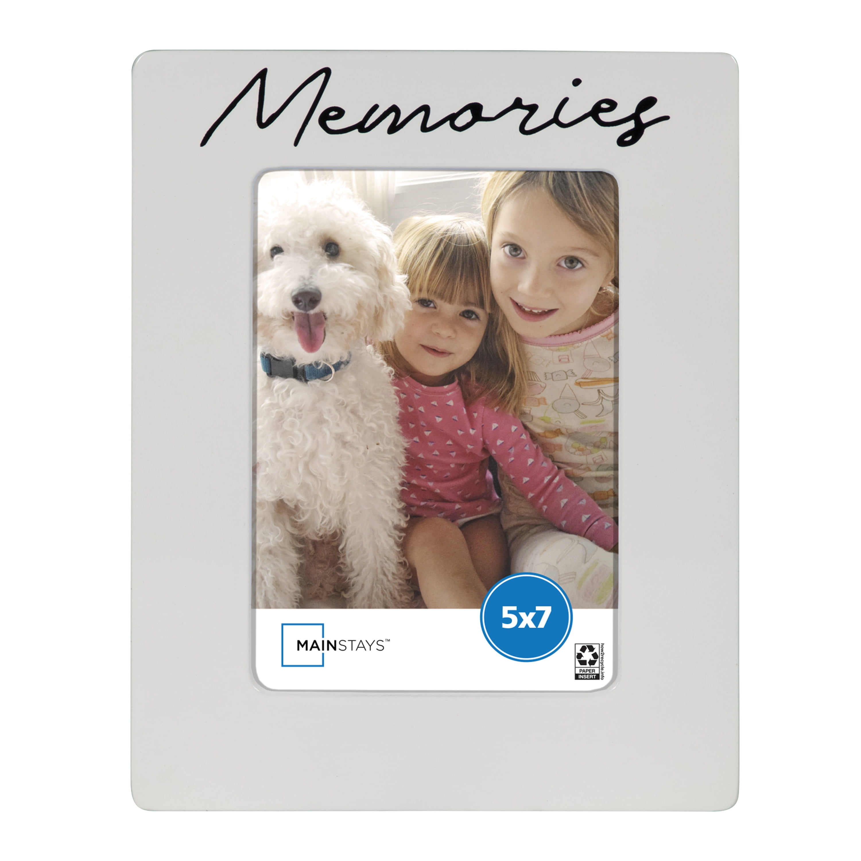 Memories Black Floral Cutout 8 x 10 Table Top and Wall Photo Frame 