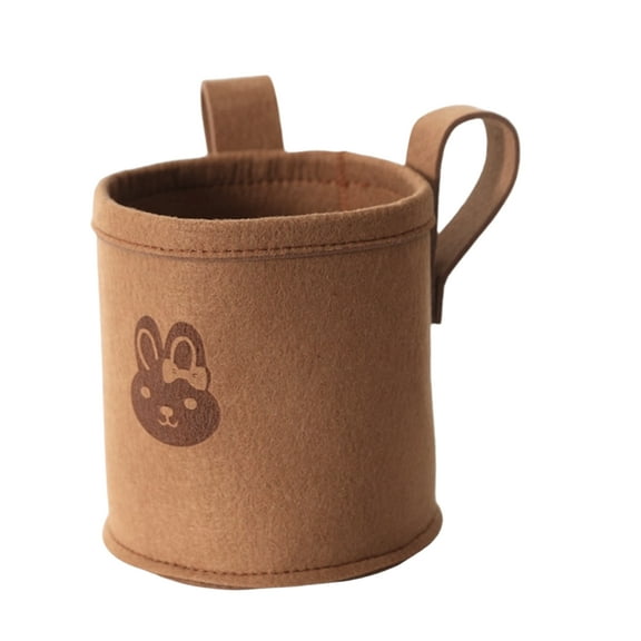 Removable Kids Bicycles Basket Felted Bike Front Handlebars Storage Basket for Kids Bicycles