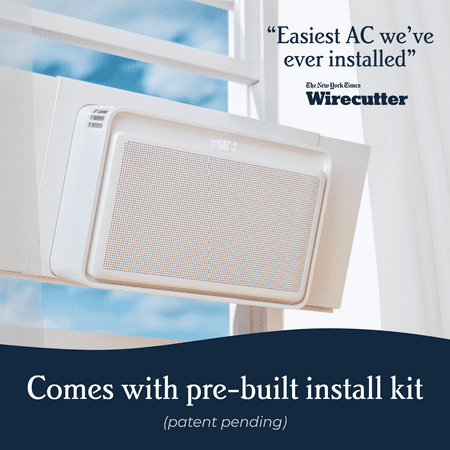 Windmill WhisperTech 8,000 BTU Smart Window Air Conditioner with Inverter Technology - White