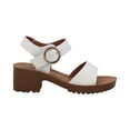 thumbnail image 1 of Zapatillas VOSSE Mujer Correas Tacones Hebillas blanco 25, 1 of 4