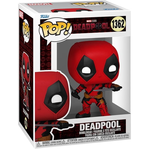 Funko POP! Marvel: Deadpool and Wolverine - Deadpool - Collectible Vinyl Figure - Gift Idea - Official Merchandise - Suitable for Kids and Adults - Movie Fans - Model for Collectors and Display
