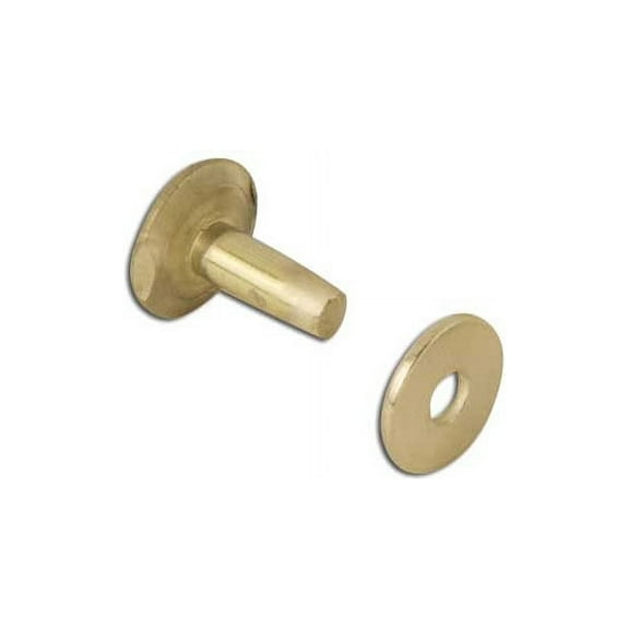 Tandy Leather #9 Brass Rivets & Burrs 1/2" (13 mm) 50/pk 11280-20