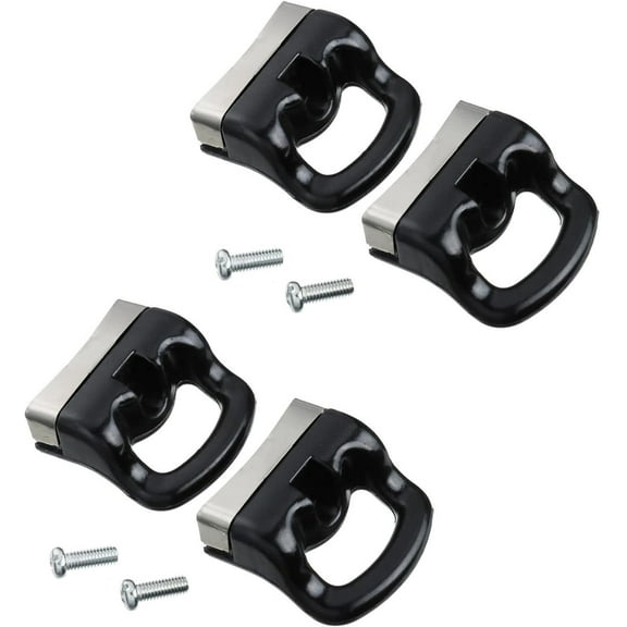 4Pcs Universal Pot Handles with Screws Single Hole Pressure Cooker Ear Pan Short Side Handle Grip Replacement for Kitchen Steamer Sauce Pot