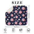 thumbnail image 4 of Pioneer Flower Floral Print Pattern Kitchen Dish Drying Mat 1 Pack, Ultra Absorbent Microfiber Drainer Mat, 16"x18", 4 of 6