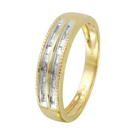 Foreli 0.3CTW Diamond 14K Yellow Gold Ring
