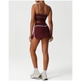 thumbnail image 6 of PISONIC Womens Workout Sets 2 Piece Tennis Skort Sets Golf Athletic Outfits Sports Bra and Skirt Gym Yoga Clothes, 6 of 9