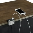thumbnail image 5 of Elements Bloomfield 2-Drawer Nightstand with USB in Medium Brown and Washed Stone, 5 of 11