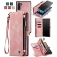 thumbnail image 2 of Wallet Case Compatible with Samsung Galaxy Note 10 2 in 1 Leather Zipper Detachable Magnetic Phone Case with 10 Card Slots Clutch Purse Cover Samsung Galaxy Note 10 Premium PU Pink, 2 of 12