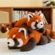 thumbnail image 5 of Peluche PASHMAIRE con forma de panda rojo pesado de 30 cm, 5 of 8