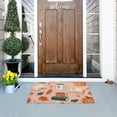thumbnail image 5 of Yayeee Doormat for Indoor Entrance 32" x 20" Non Slippery Floor Rug, Pink Fall Coffee, 5 of 8