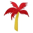 thumbnail image 1 of ID 1769B Tropical Palm Tree Patch Ocean Beach Embroidered Iron On Applique, 1 of 1