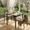 Gray, variant on 43" Dining Room Table Set for 2-4, 4 Piece Wooden Kitchen Table Set with Bench and 2 Chairs with Storage Rack, Small Space and Breakfast Nook, Retro