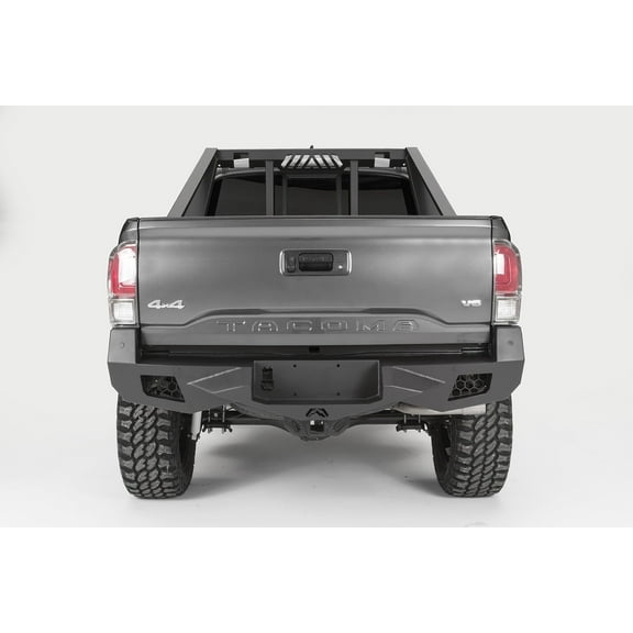 Fab Fours TT16-E3651-1 Vengeance Rear Bumper; 2 Stage Black Powder Coated;