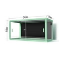 thumbnail image 3 of 50Gallon Reptile Terrarium, 36x18x18In Light Weight Reptile Enclosure, Colored Reptiles Tank with Tempered Glass Door, 3 of 6