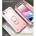 thumbnail image 4 of iPhone 6 Case, iPhone 7 Case, iPhone SE 2020 Case 2nd Gen, Allytech Full Body Shockproof Holster Hybrid 3 in 1 Slim Heavy Duty Rugged Case for iPhone 6/7/8/ iPhone SE 2020, Rosegold, 4 of 5