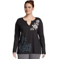 thumbnail image 1 of Just My Size T-shirt Graphique à Manches Longues pour Femmes, 1X, 1 of 2