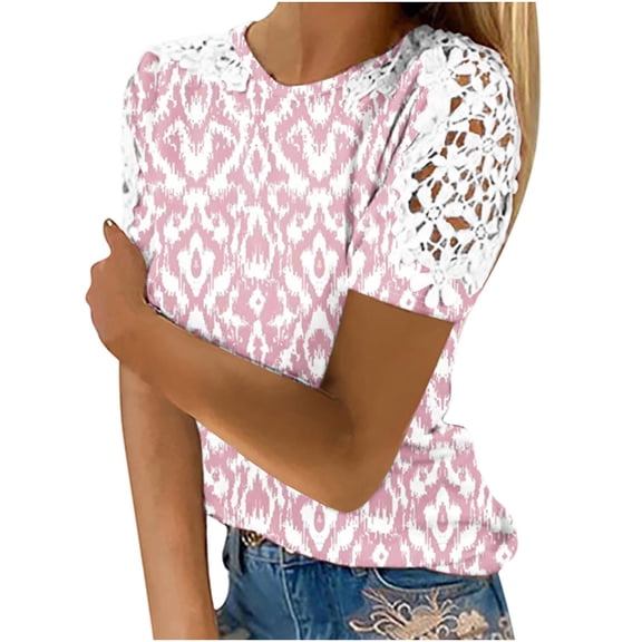 My Orders Lightweight Tops & Blouses Womens T Shirts Loose Boho Try Before You Buy Womens Clothing Dressy Summer Tops for Women Over 50 s for Women Golf