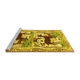 thumbnail image 2 of Ahgly Company Machine Washable Indoor Rectangle Persian Yellow Traditional Area Rugs, 5' x 7', 2 of 4