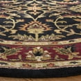 thumbnail image 3 of Safavieh Heritage Hepburn Oriental Wool Area Rug, Black/Red, 10' x 10' Round, 3 of 10