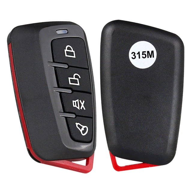 Duplicador Control Remoto Llave Fob Aprendizaje Inalámbrico 4 Botón 315 MHz/433 MHz para La Puerta Del Garaje Automóviles