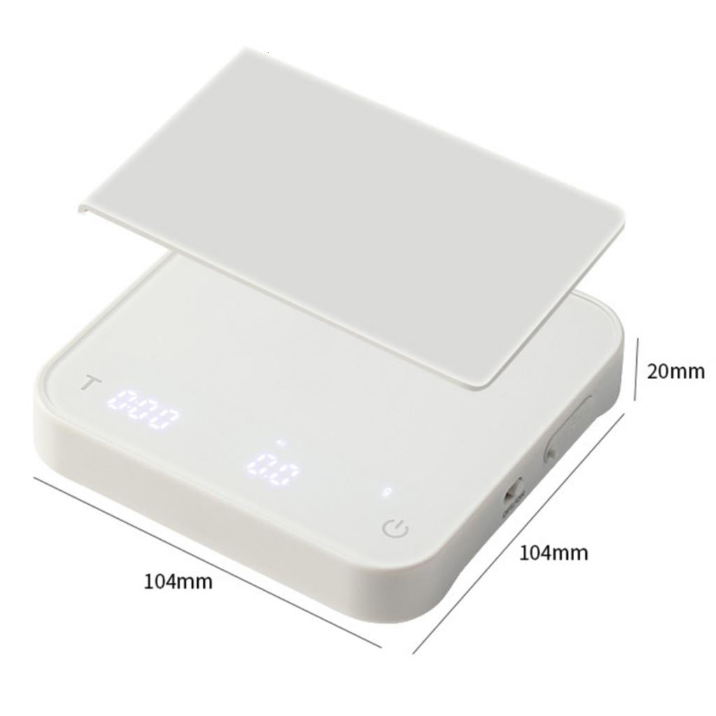 HannLk Kitchen Scale 0.1g Resolution 10hrs Runtimes Heatproof Base Auto Timers