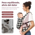 thumbnail image 4 of Momcozy Cangurera Ergonómico, Portabebés de Algodón, Mochila para Bebé BC001, 4 of 8
