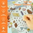 thumbnail image 5 of Xiyztok 10Pcs DIY 3D Sticker Scene,3D House Stickers with 3 Tweezers Cute Cartoon DIY Miniature Scenes for Adults Kids Reduce Stress Pass the Time, 5 of 8