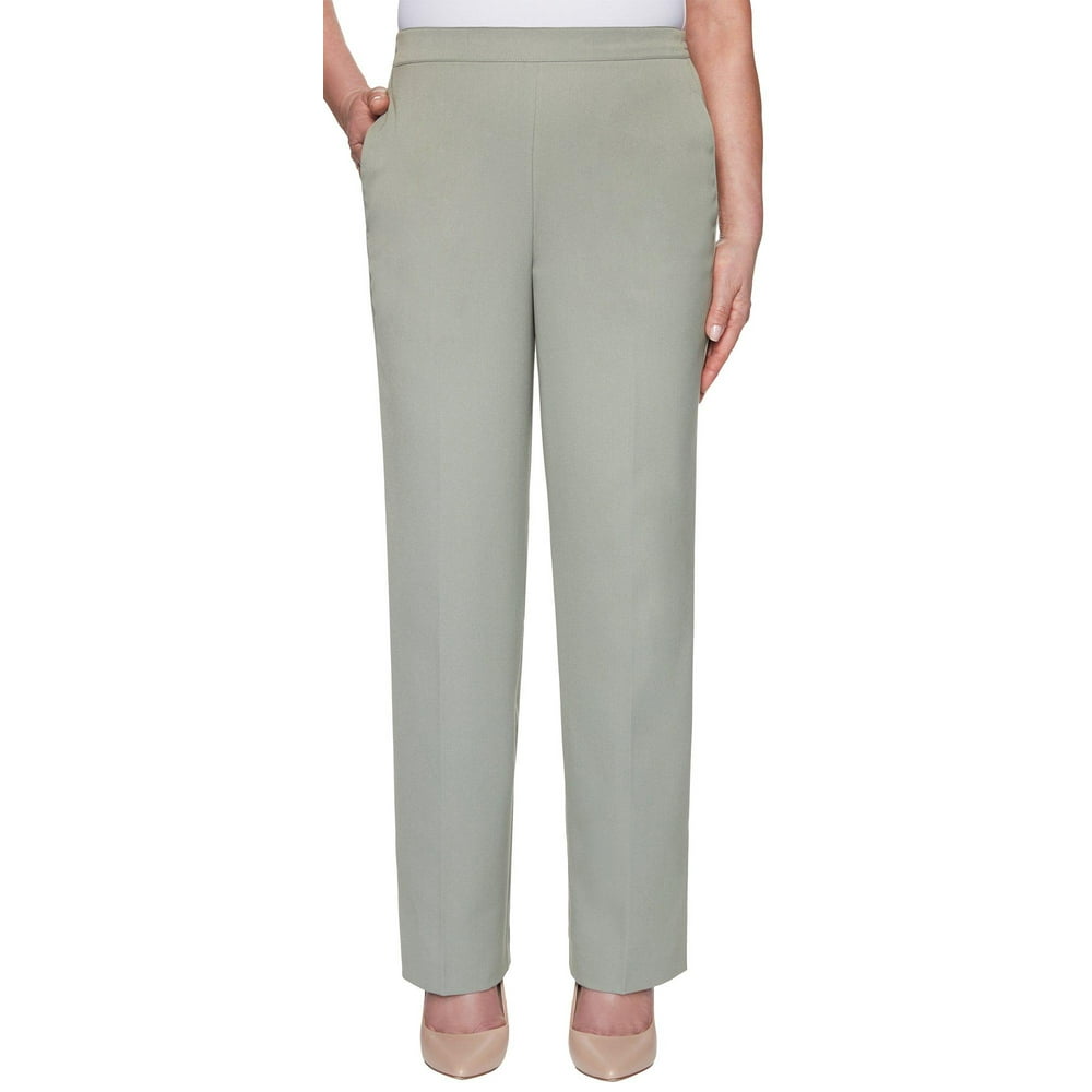 Alfred Dunner - Alfred Dunner Plus Chesapeake Bay Solid Pull On Pants ...