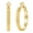 Gold-30mm, variant on 14K Gold Plated Hoop Earrings for Women, Hypoallergenic Lightweight Big Ribbed Hoops Earring, Jewelry Gifts