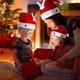 thumbnail image 4 of Gorros de Navidad Led, bonito gorro de Papá Noel para niños, adultos, decoraciones navideñas de Navidad 2023, regalo para Año Nuevo 2024, 4 of 4