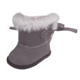 thumbnail image 3 of 1 Botas de Invierno de 18 Pulgadas, de Bebé de 43 Cm, Muñeca Americana de 18 Pulgadas, Navidad gris Yotijar Botas de muñecas americanas, 3 of 10