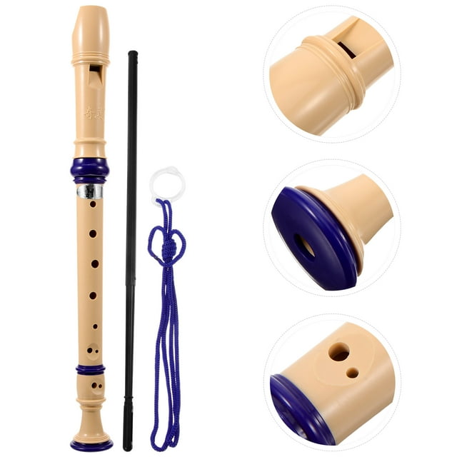 FUTUREORYY Flûte à Instruments de Musique Enregistreur Soprano 8 Trous pour Débutants avec Matériaux Sûrs