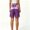 Purple, variant on Puyaiuu Womens Ice Silk Satin Bermuda Shorts Elastic High Waist Loose Fit Plus Size Casual Loungewear Pants Lightweight Comfort Sleep Shorts For Summer Daily Wear