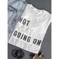 thumbnail image 3 of Not A Lot Going On T-Shirt Women -Smartprints Designs, Female 3X-Large, 3 of 4