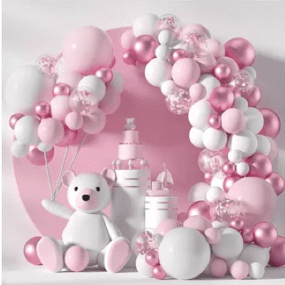 Confetti Pastel Pink Latex Balloons Confetti Globos Pastel Pink Latex Balloons Birthday, Baby Shower Party Decoration