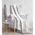 thumbnail image 1 of Safdie & Co. Premium Ultra Soft Frosted Faux Fur Throw Blanket Eggshell, 1 of 2