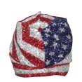 thumbnail image 4 of Naloa America Flag Glitter Beanie for Men Women Knitted Unisex Winter Hat Beanies Cap Knit Cuffed Beanies Hats, 4 of 7